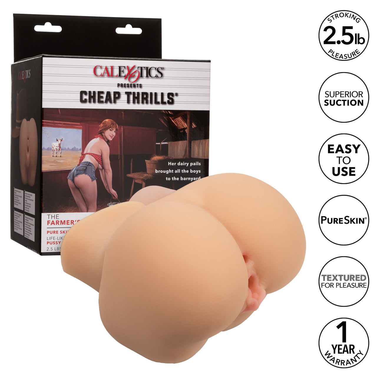 CalExotics Cheap Thrills The Farmer's Daughter Stroker