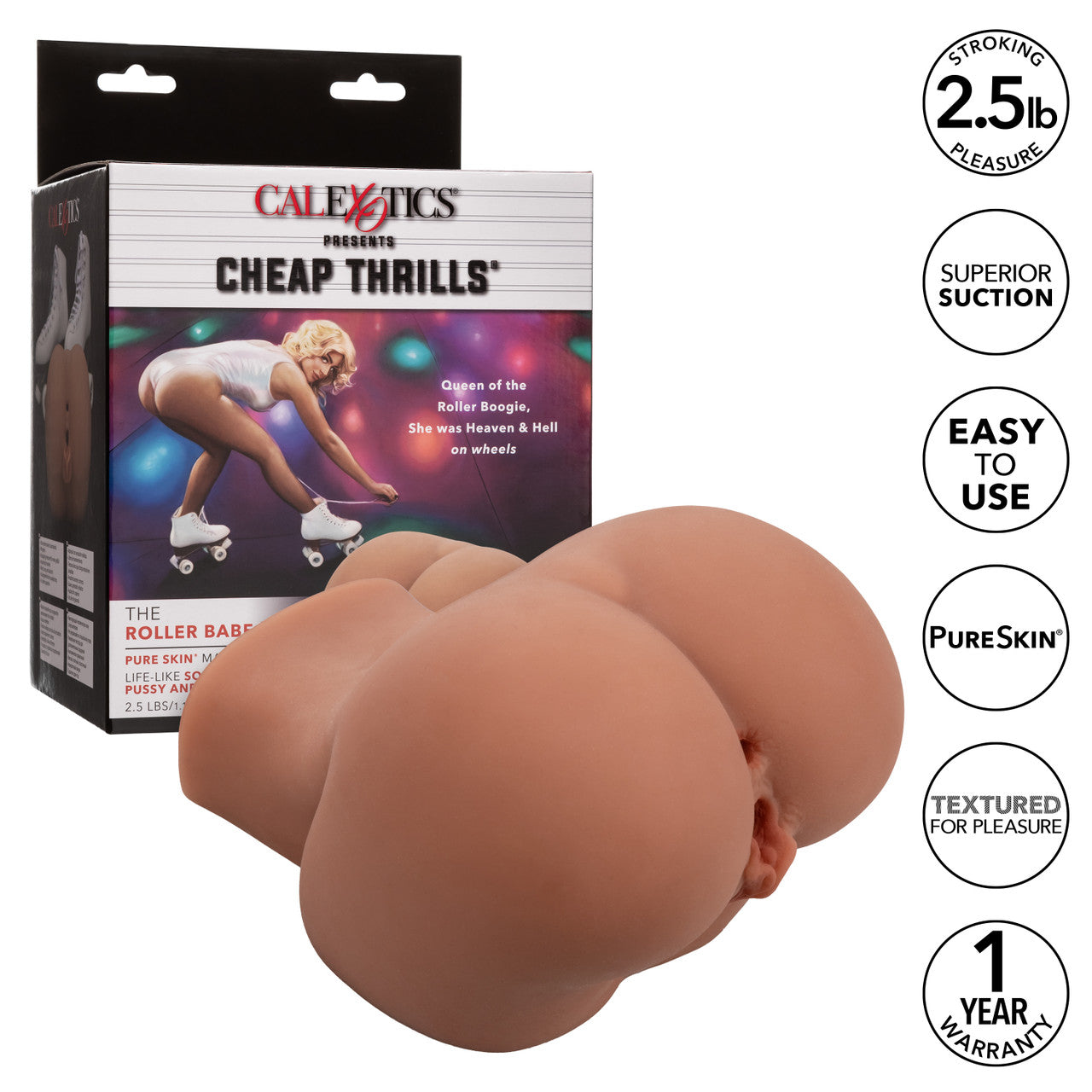 CalExotics Cheap Thrills The Roller Babe Stroker