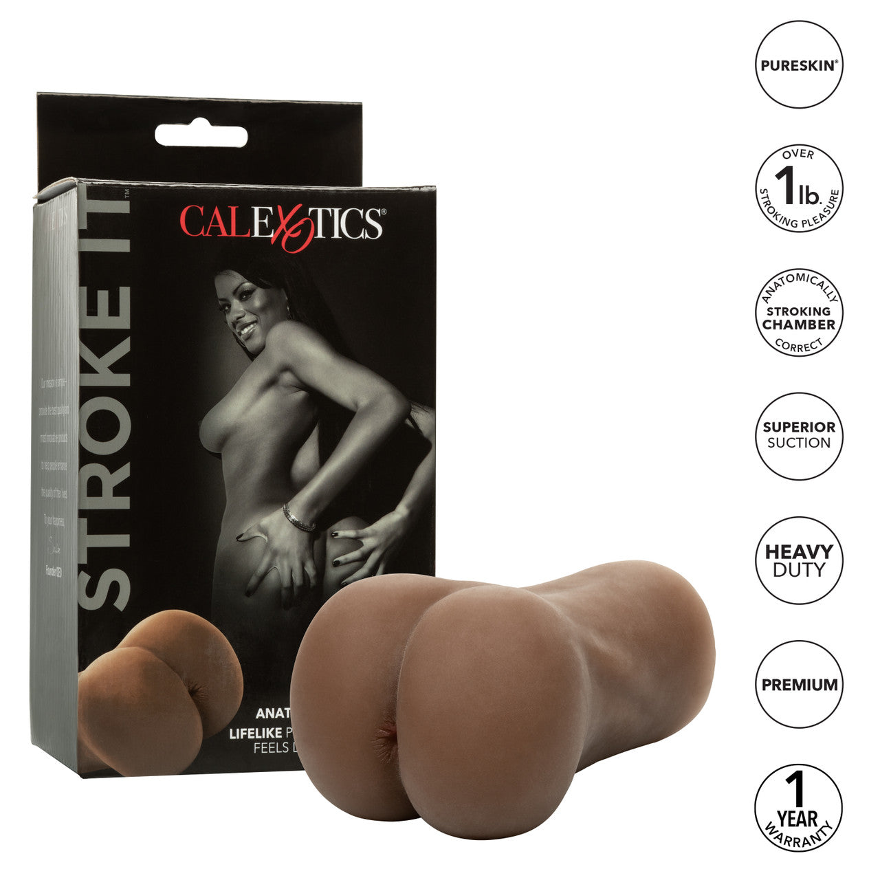 CalExotics Stroke It Realistic Stroker - Ass