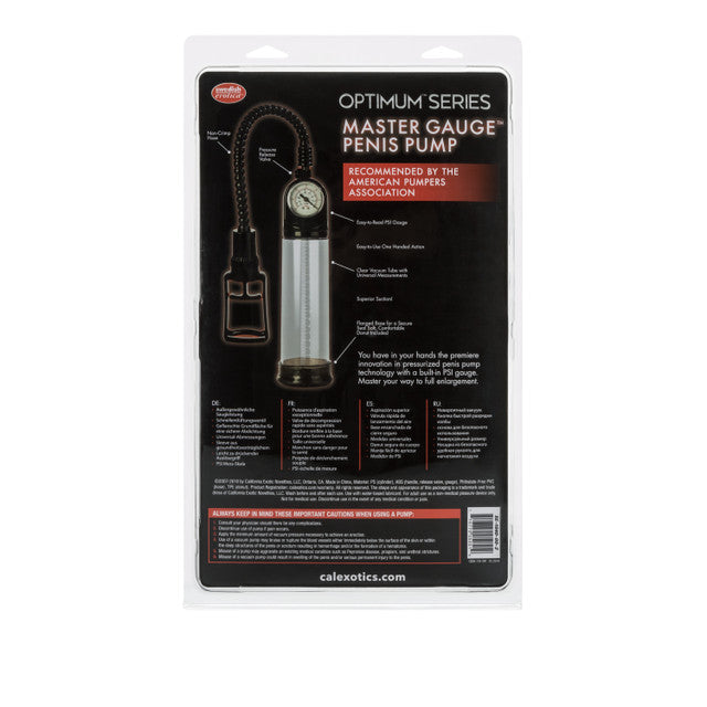 Calexotics Optimum Series® Master Gauge™ Penis Pump