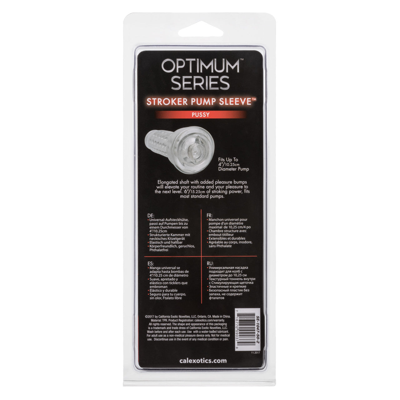 Calexotics Optimum Series® Stroker Pump Sleeve™ Pussy