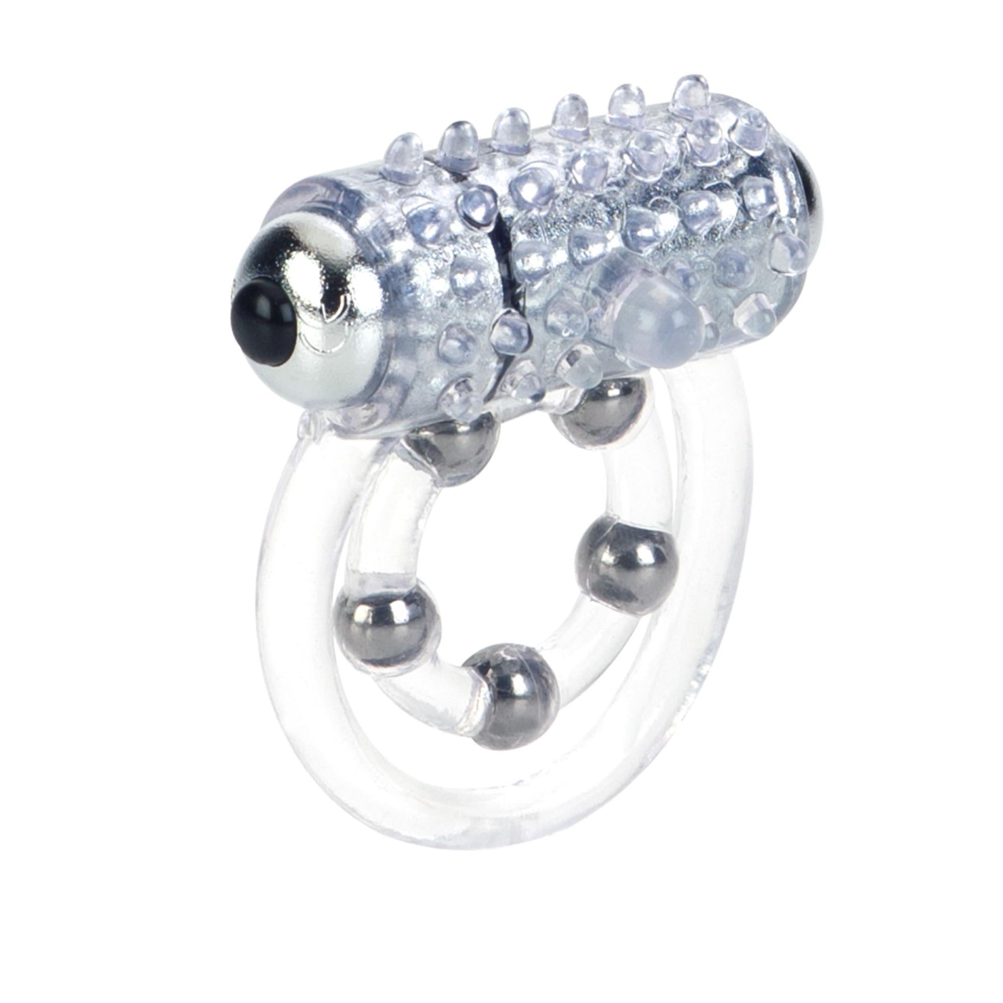 CalExotics Couple's Enhancers 5 Bead Maximus Ring Vibrating Cock Ring