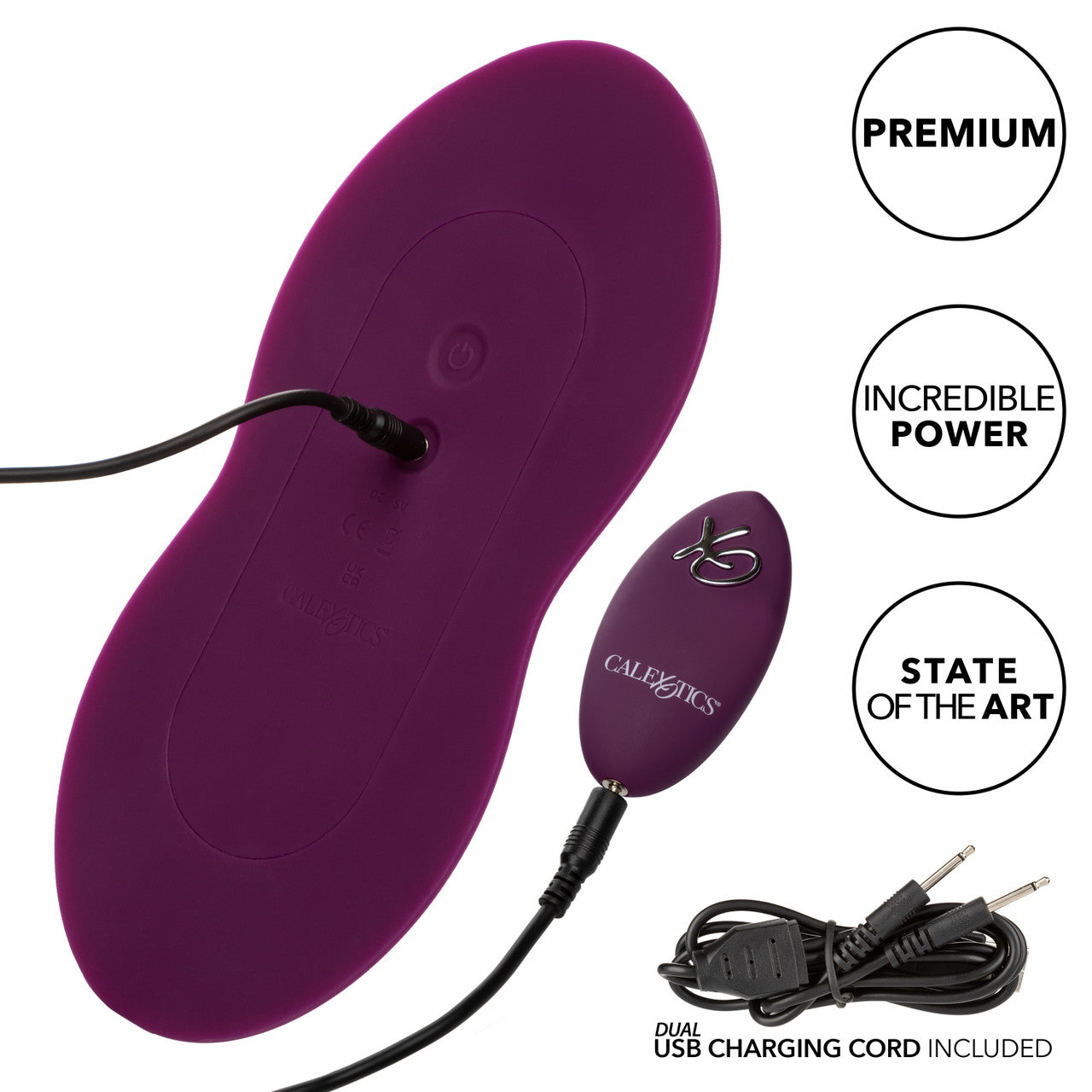 CalExotics Lust Remote Control Dual Rider Rechargeable Silicone Massager