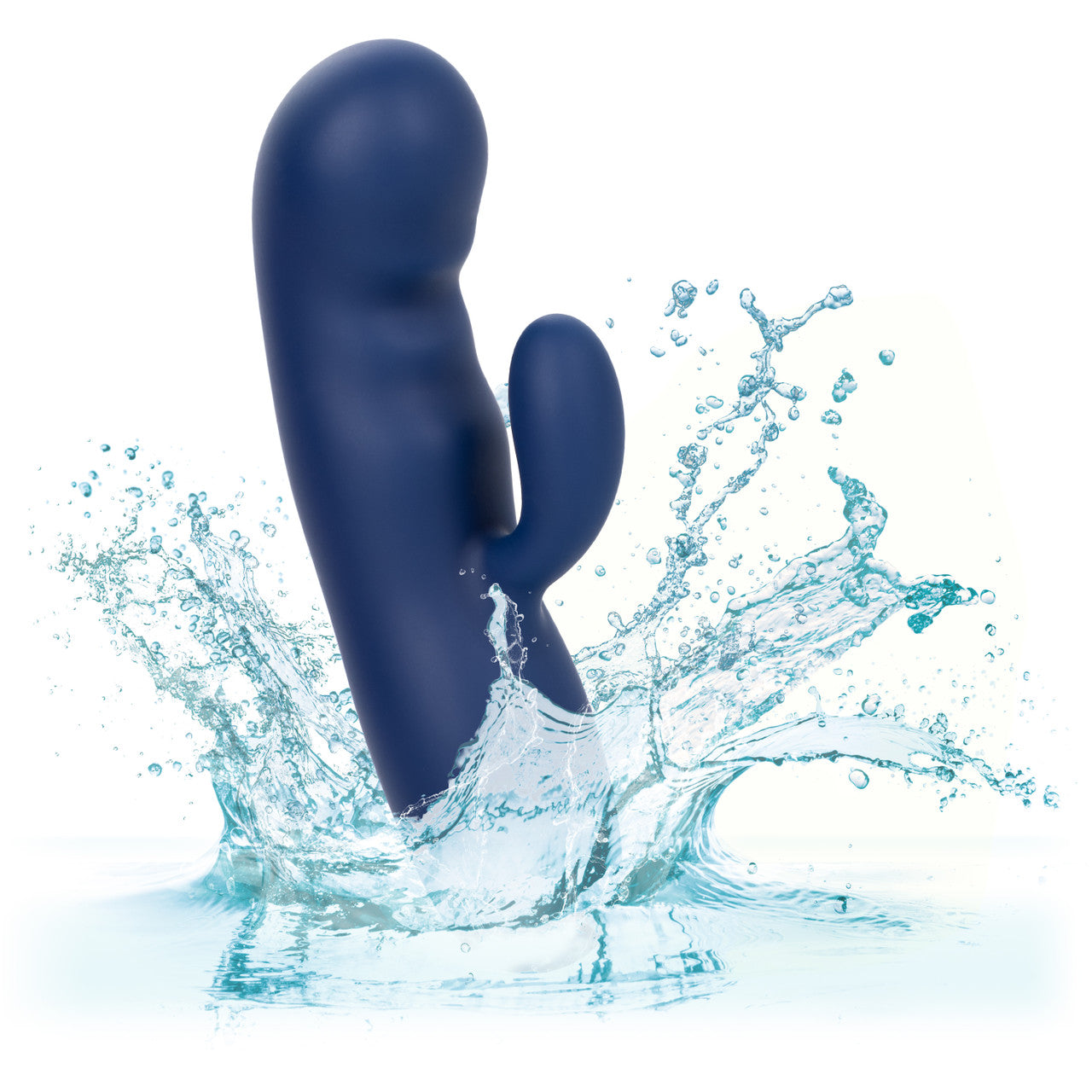 CalExotics Cashmere Silk Duo Rechargeable Silicone Rabbit Vibrator