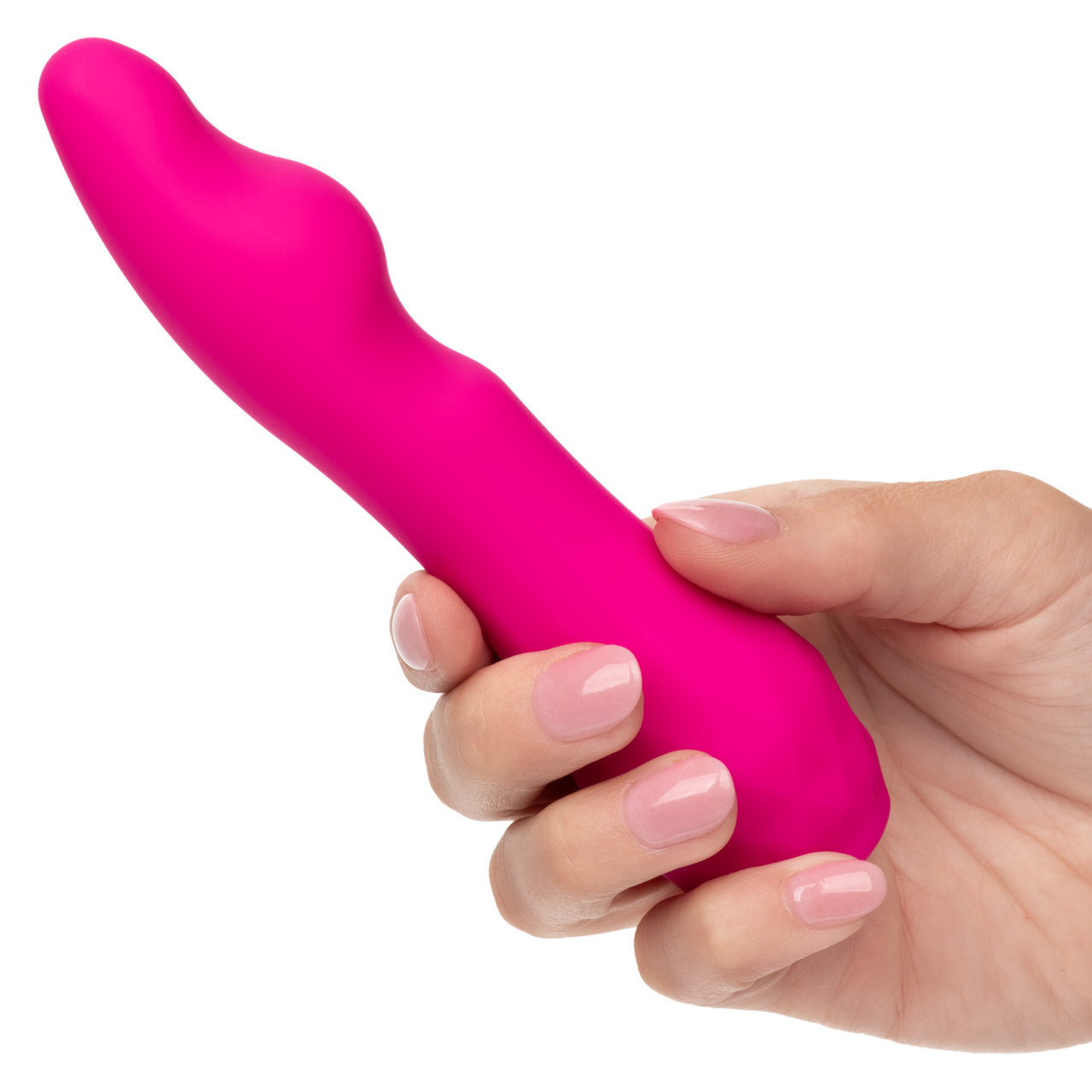 CalExotics Gia Curved Pleaser Silicone Rechargeable Vibrator