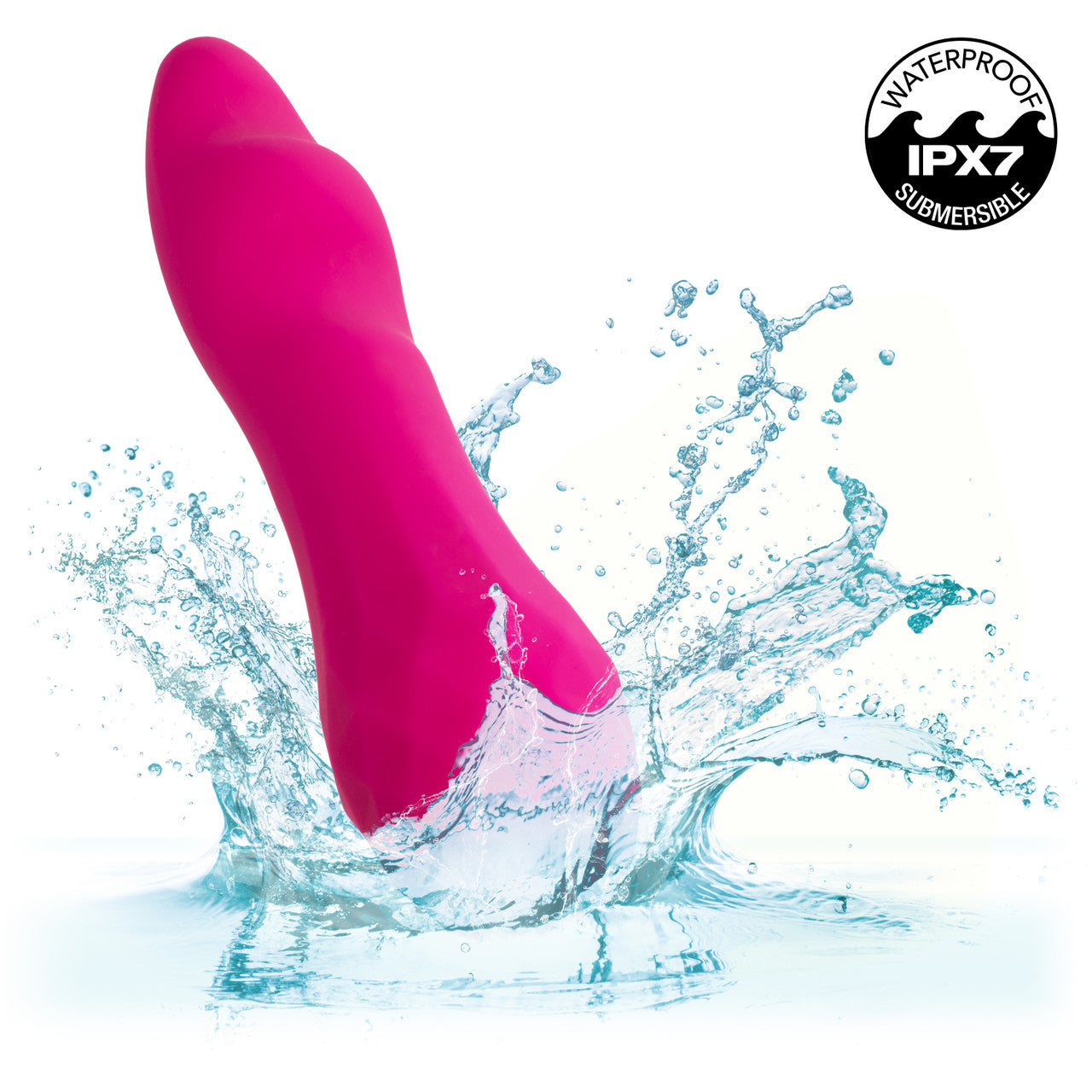 CalExotics Gia Curved Pleaser Silicone Rechargeable Vibrator