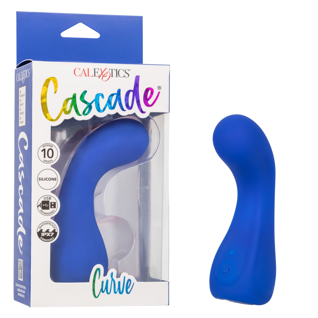 CalExotics Cascade Curve Rechargeable Silicone Vibrator