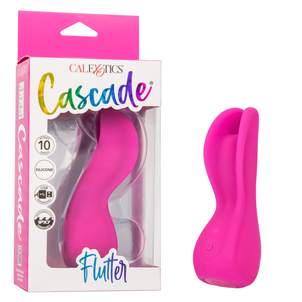 CalExotics Cascade Flutter Rechargeable Silicone Vibrator