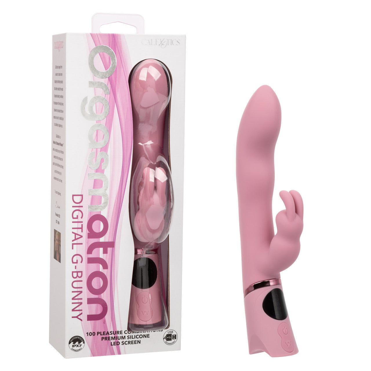 CalExotics Orgasmatron Digital G-Bunny Rechargeable Silicone Rabbit