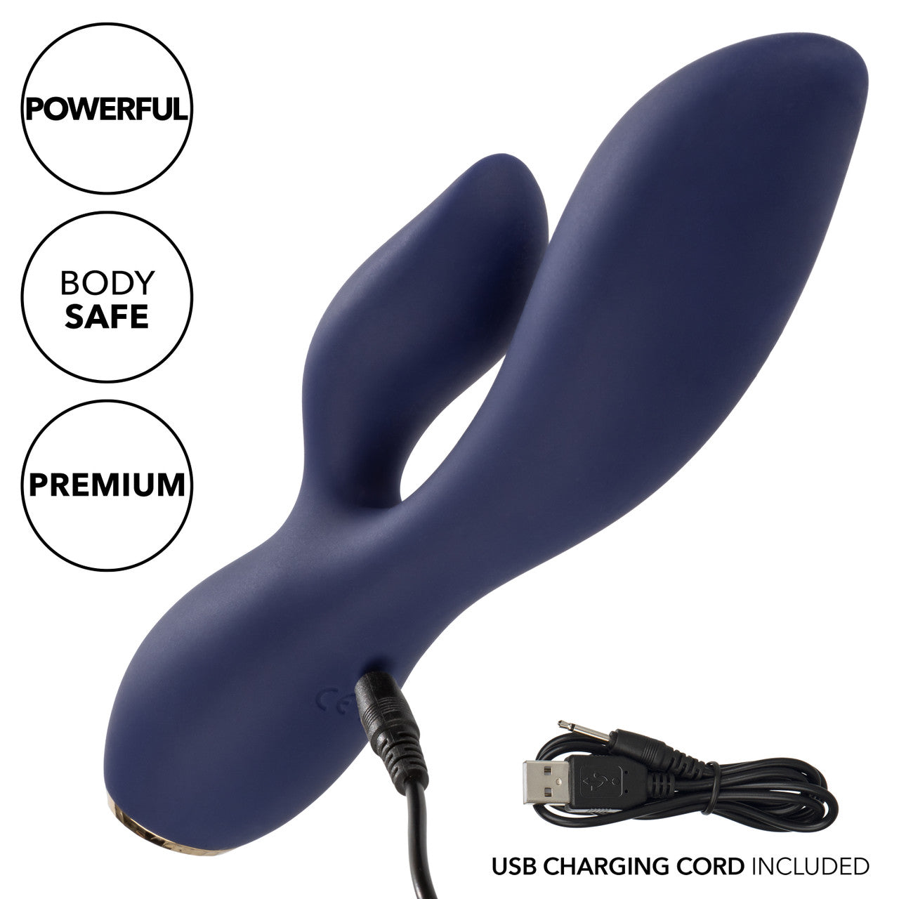 CalExotics Chic Blossom Rechargeable Silicone Rabbit Vibrator