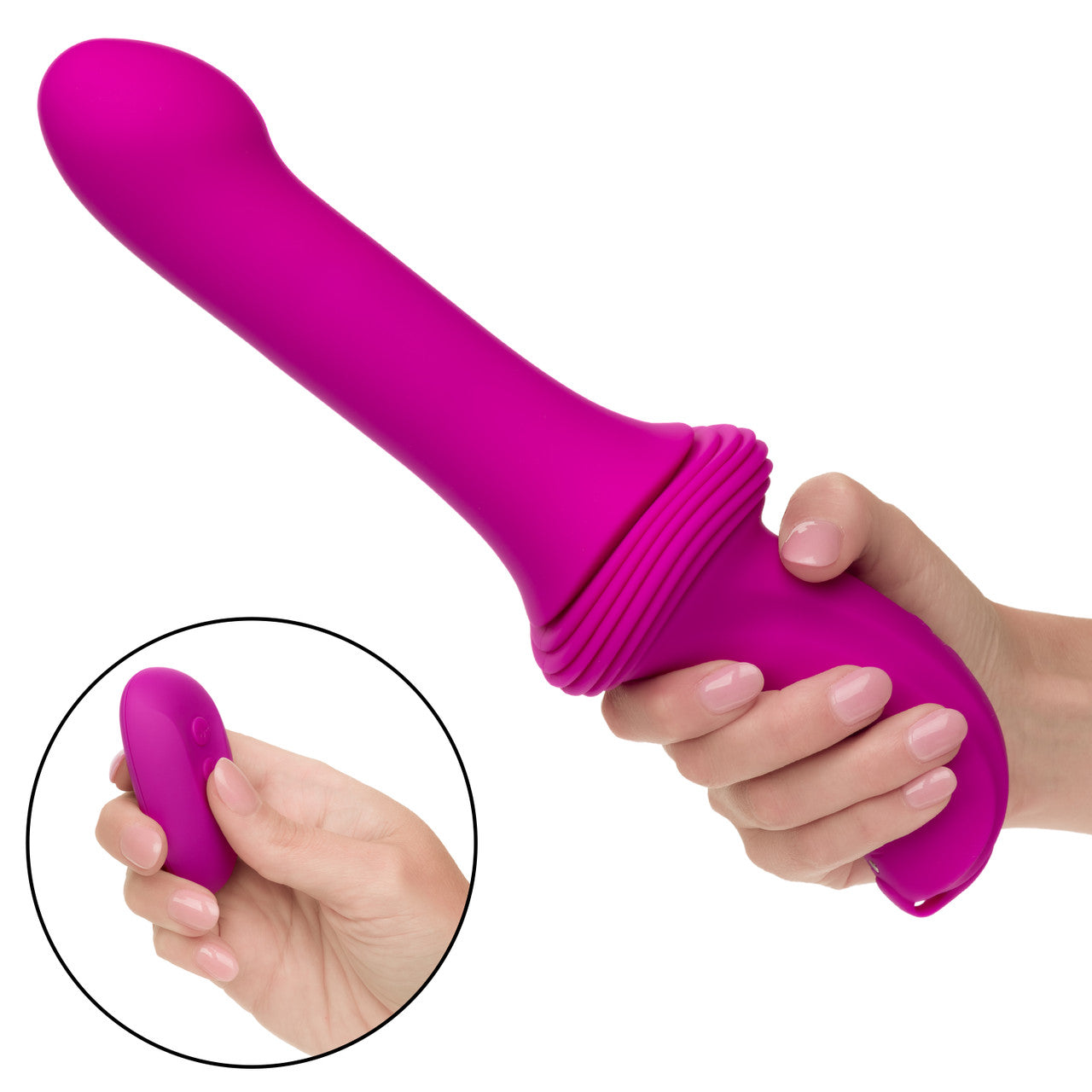 CalExotics Overdrive Remote Control Rechargeable Silicone Sex Machine Smooth Thruster