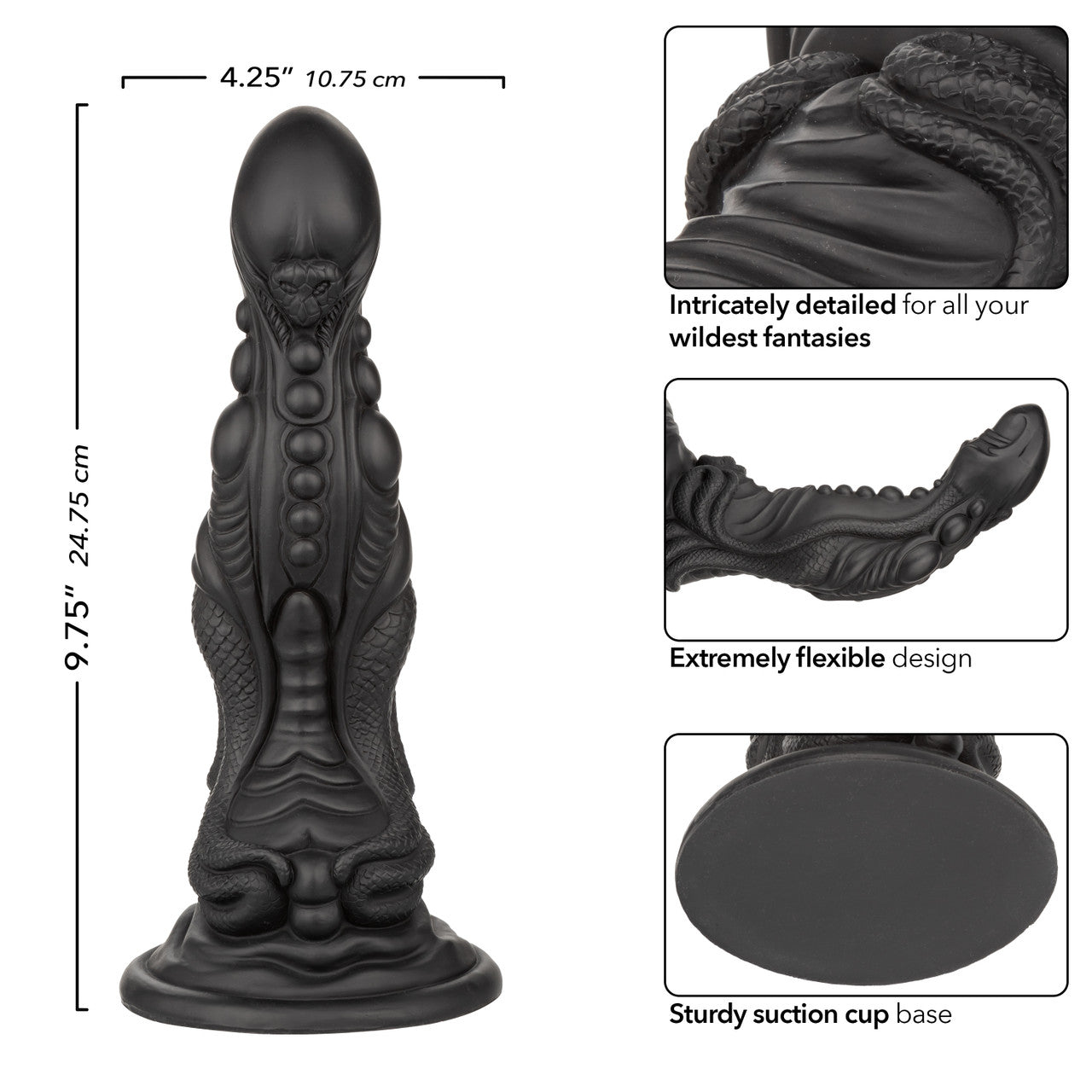 CalExotics Monster Dong The Colossus Silicone Dildo 9.75in