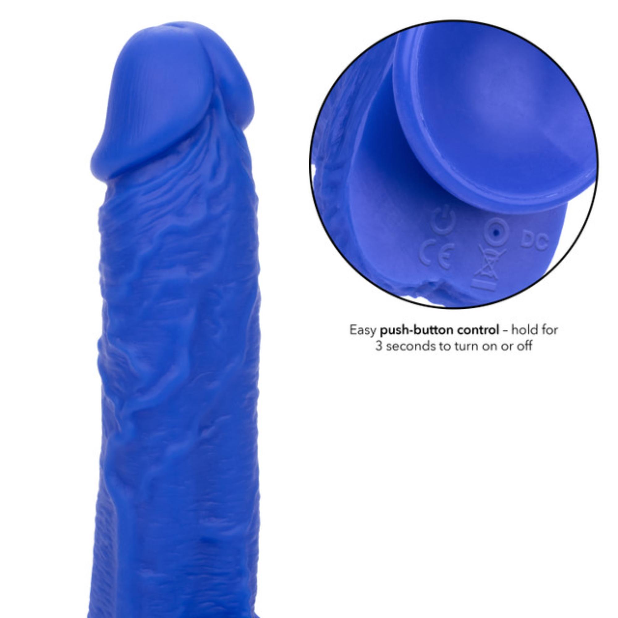 Admiral Vibrating Sailor Rechargeable Silicone Dildo 7in