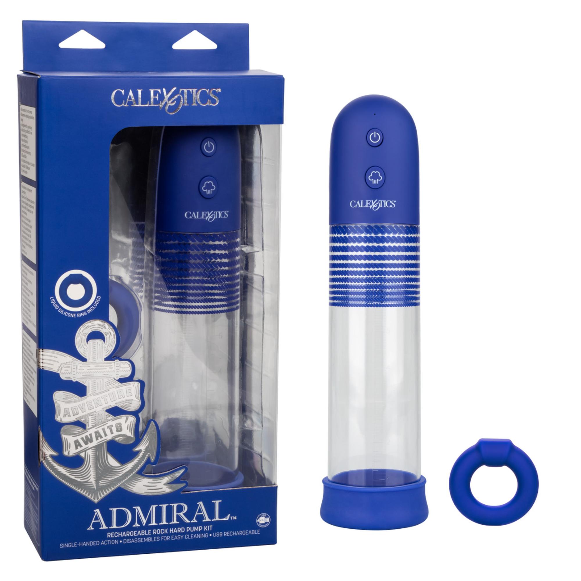 CalExotics Admiral Rechargeable Rock Hard Pump Kit