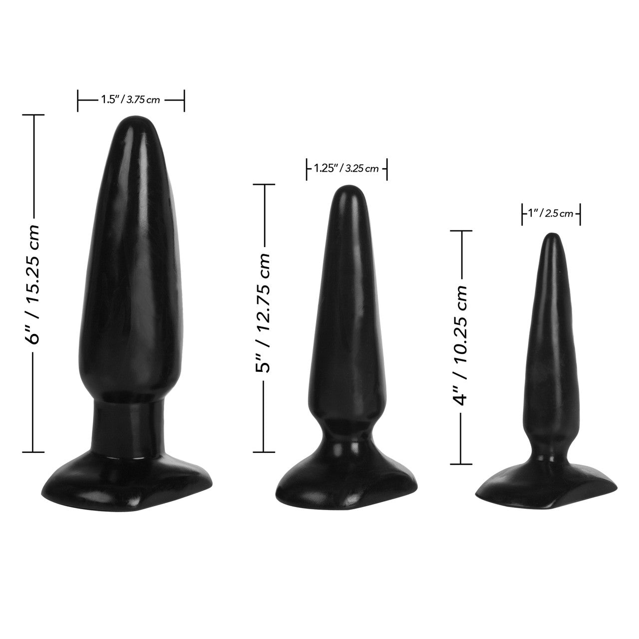 CalExotics COLT Anal Trainer Kit Butt Plug