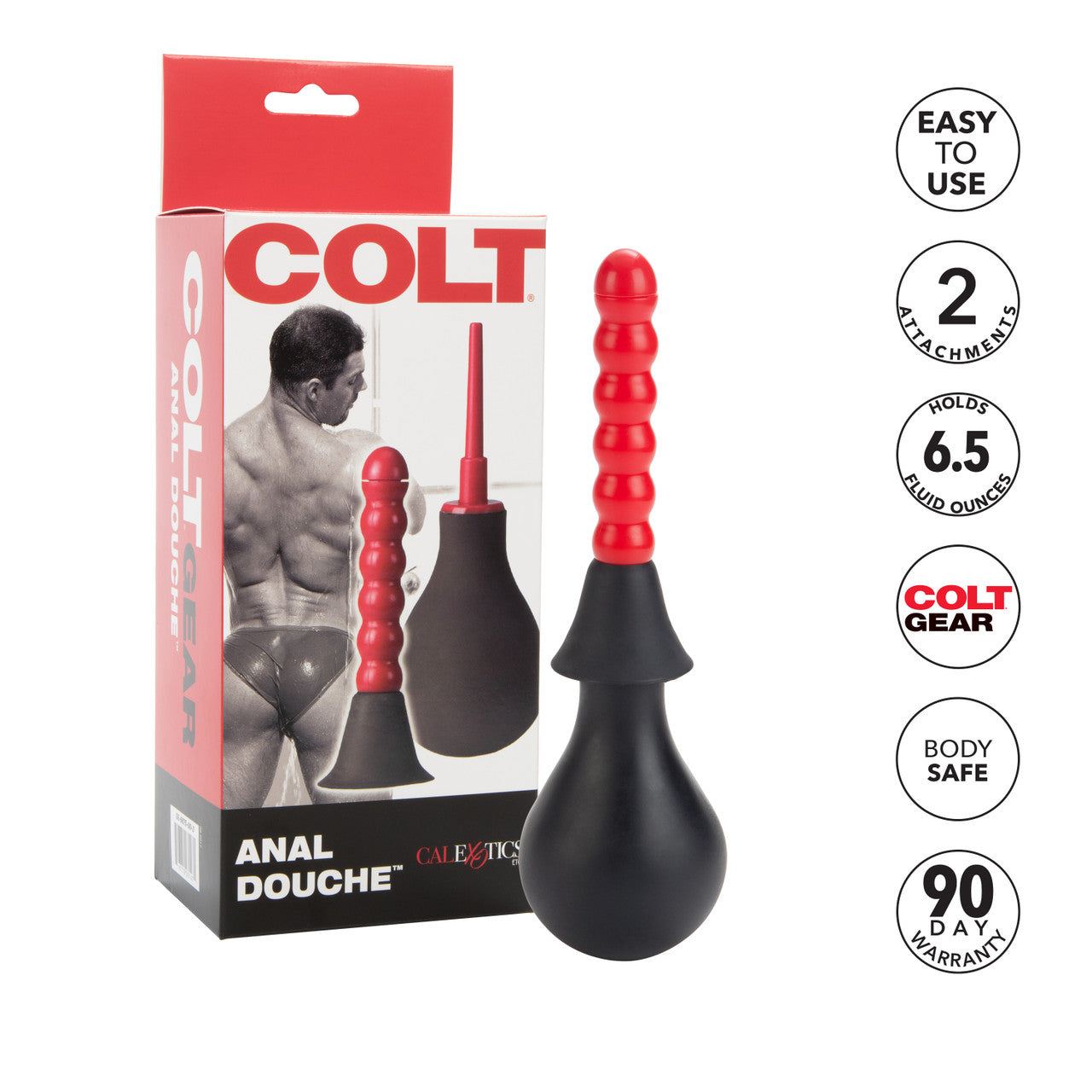 CalExotics COLT Anal Douche - Black and Red