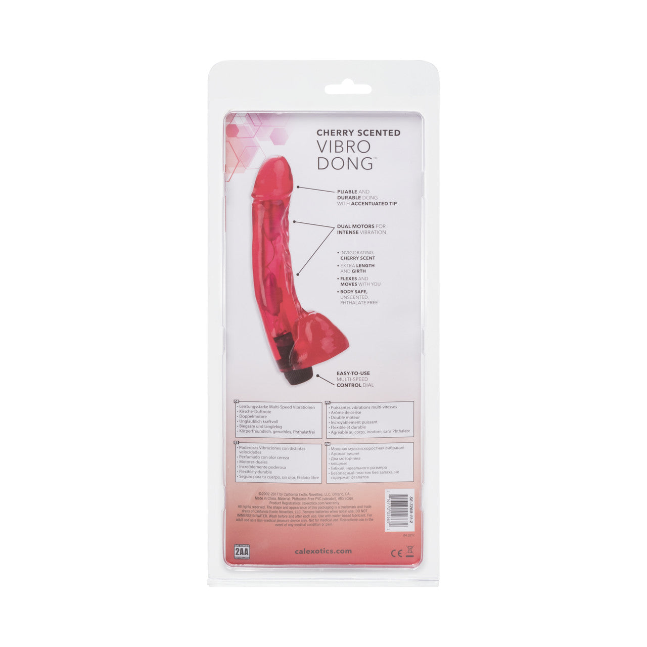 CalExotics Cherry Scented Multi-Speed Vibro Dong