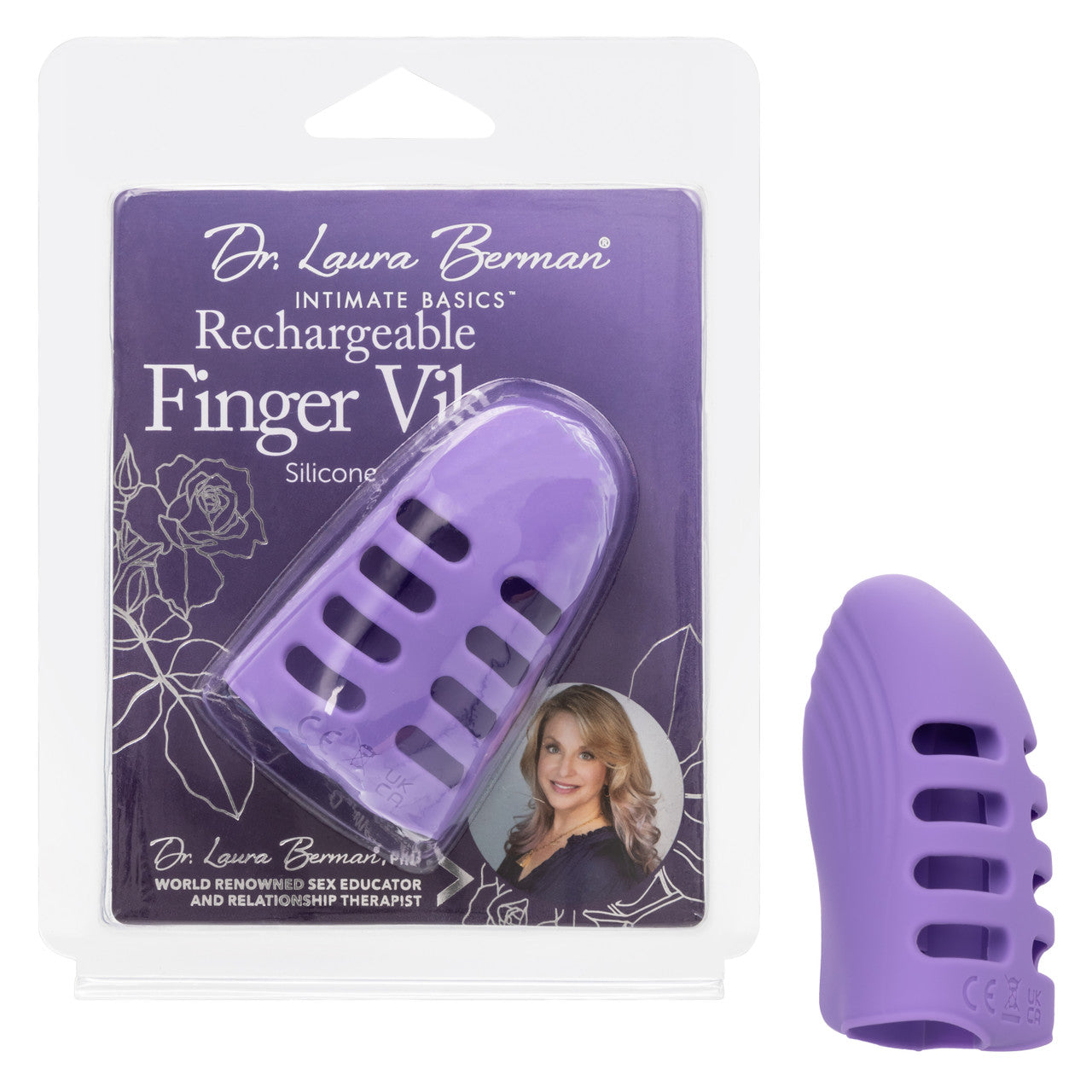 CalExotics Dr. Laura Berman Rechargeable Silicone Finger Vibrator