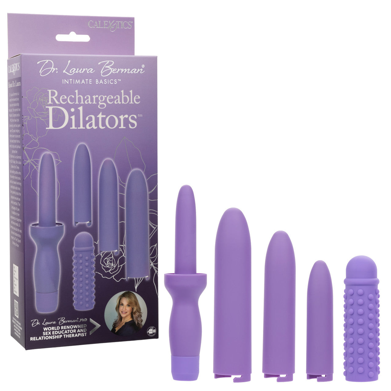 CalExotics Dr. Laura Berman Rechargeable Dilators (Set of 4)