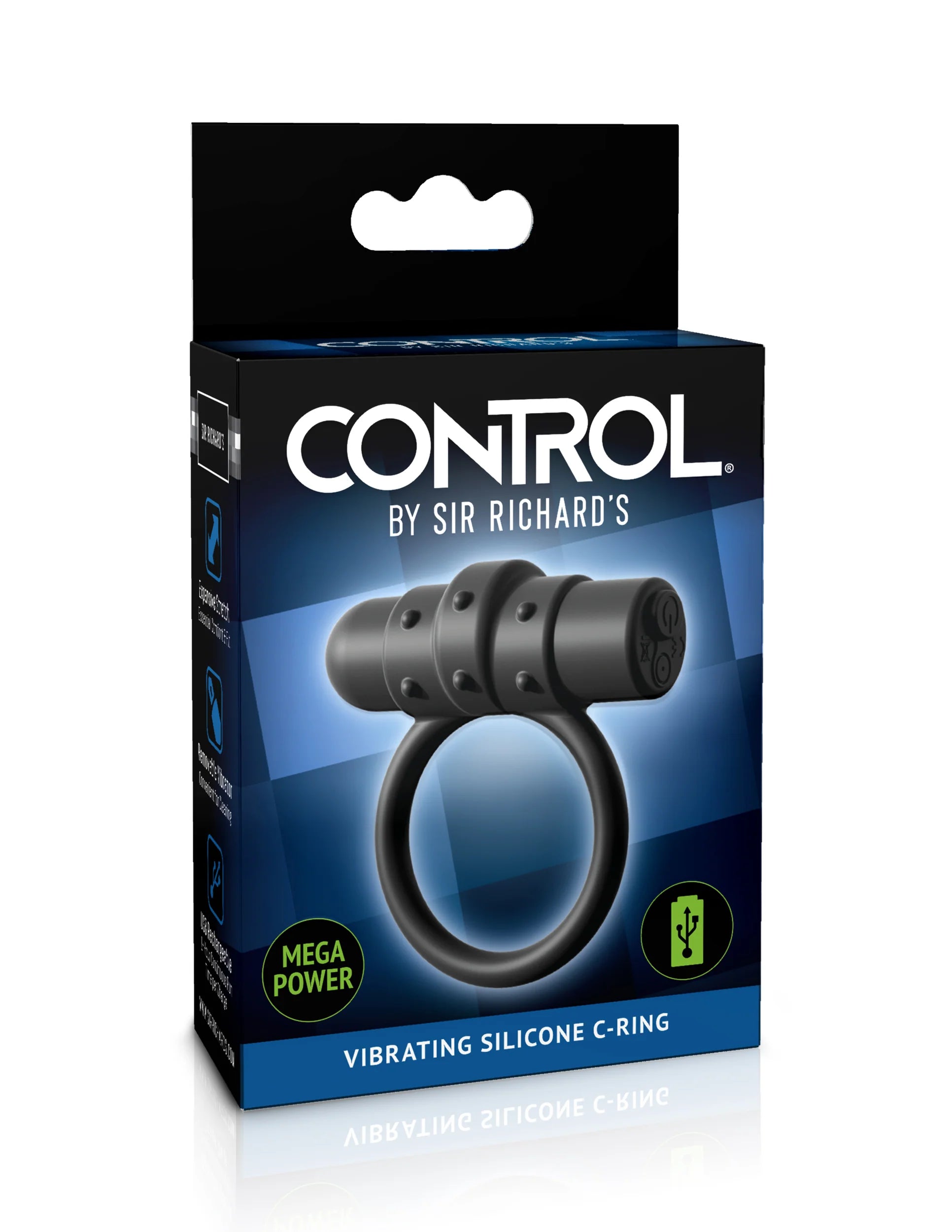 Pipedream Sir Richard's Control Rechargeable Vibrating Silicone Cock Ring