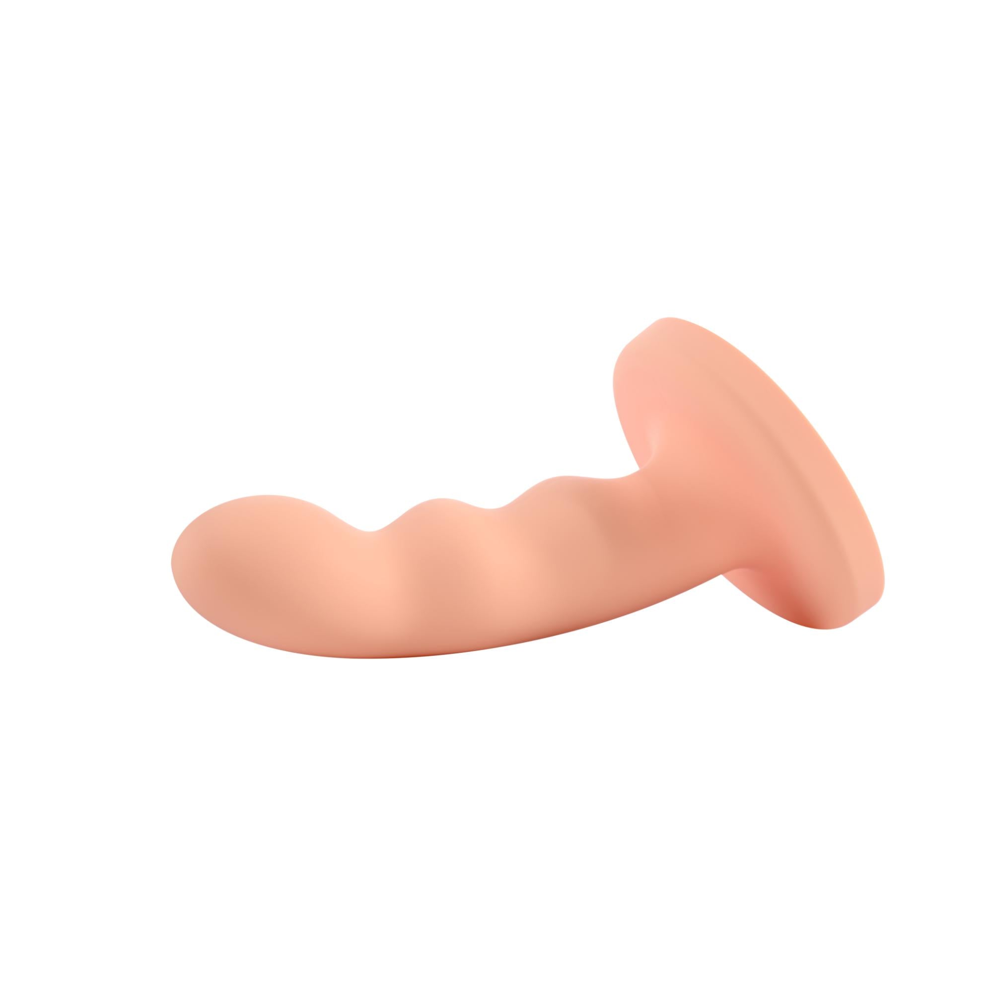 Sportsheets Ren Silicone Curved Dildo with Suction Cup 6in