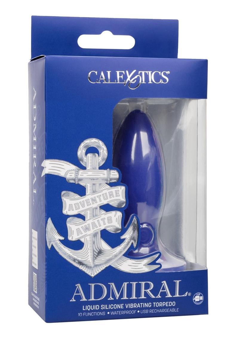 Admiral Liquid Silicone Vibrating Torpedo Rechargeable Anal Probe - Buy At Luxury Toy X - Free 3-Day Shipping