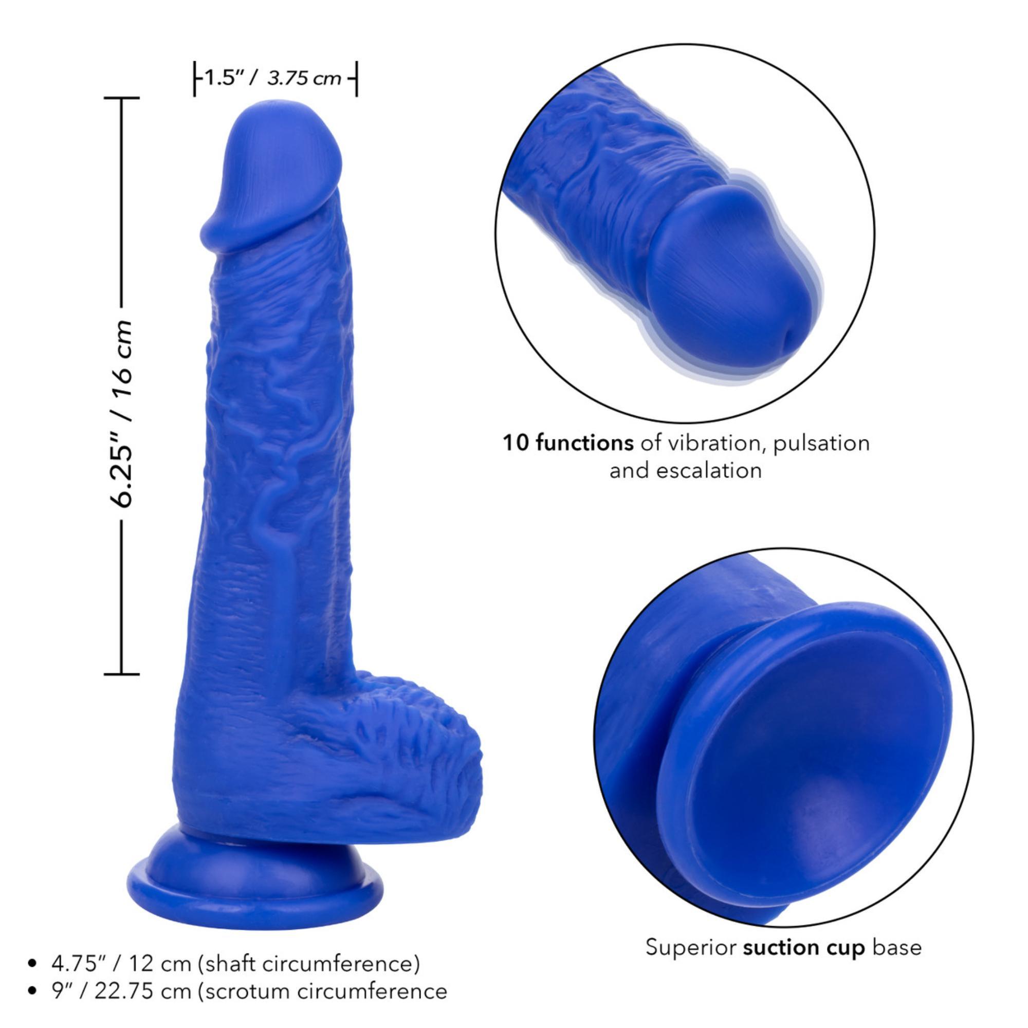 Admiral Vibrating Sailor Rechargeable Silicone Dildo 7in - Buy At Luxury Toy X - Free 3-Day Shipping