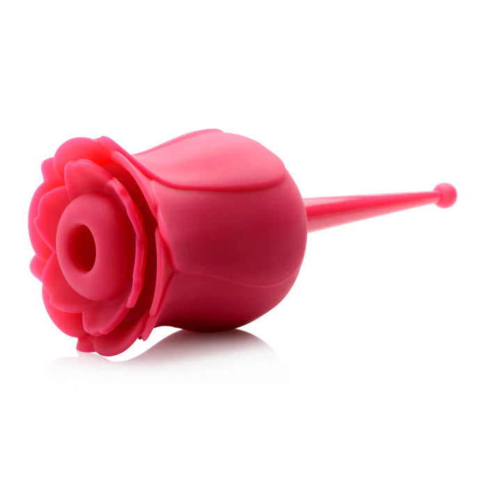 Inmi Bloomgasm Sucking & Vibrating Rose Silicone Rechargeable Clit Stimulator