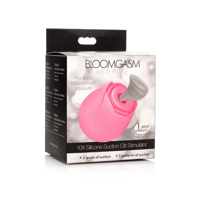 Inmi Bloomgasm Rose 10X Silicone Rechargeable Clitoral Stimulator