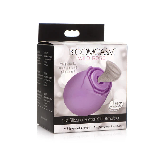 Inmi Bloomgasm Rose 10X Silicone Rechargeable Clitoral Stimulator