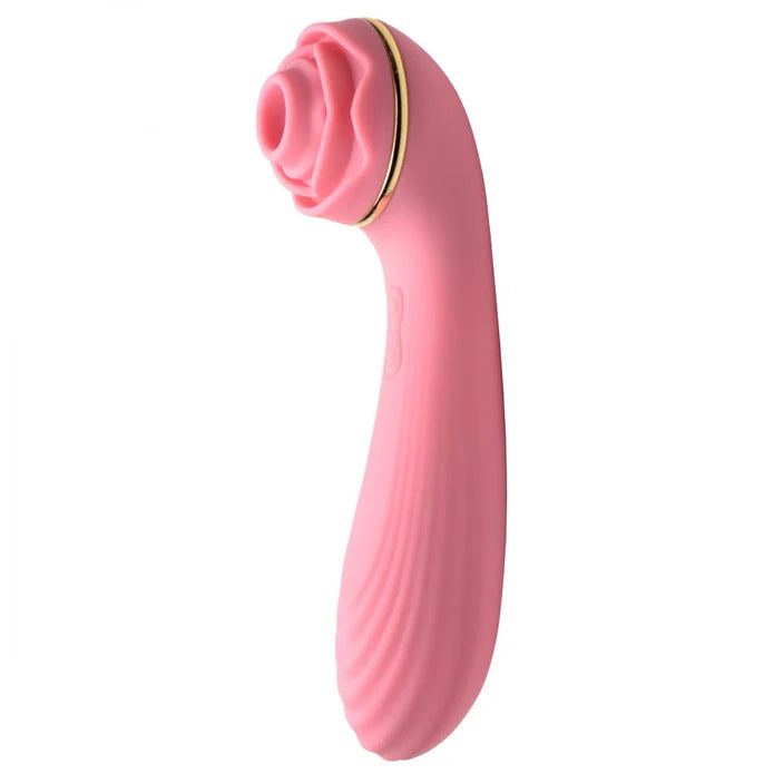 Inmi Bloomgasm Passion Petals 10X Rechargeable Silicone Rose Clitoral Stimulator