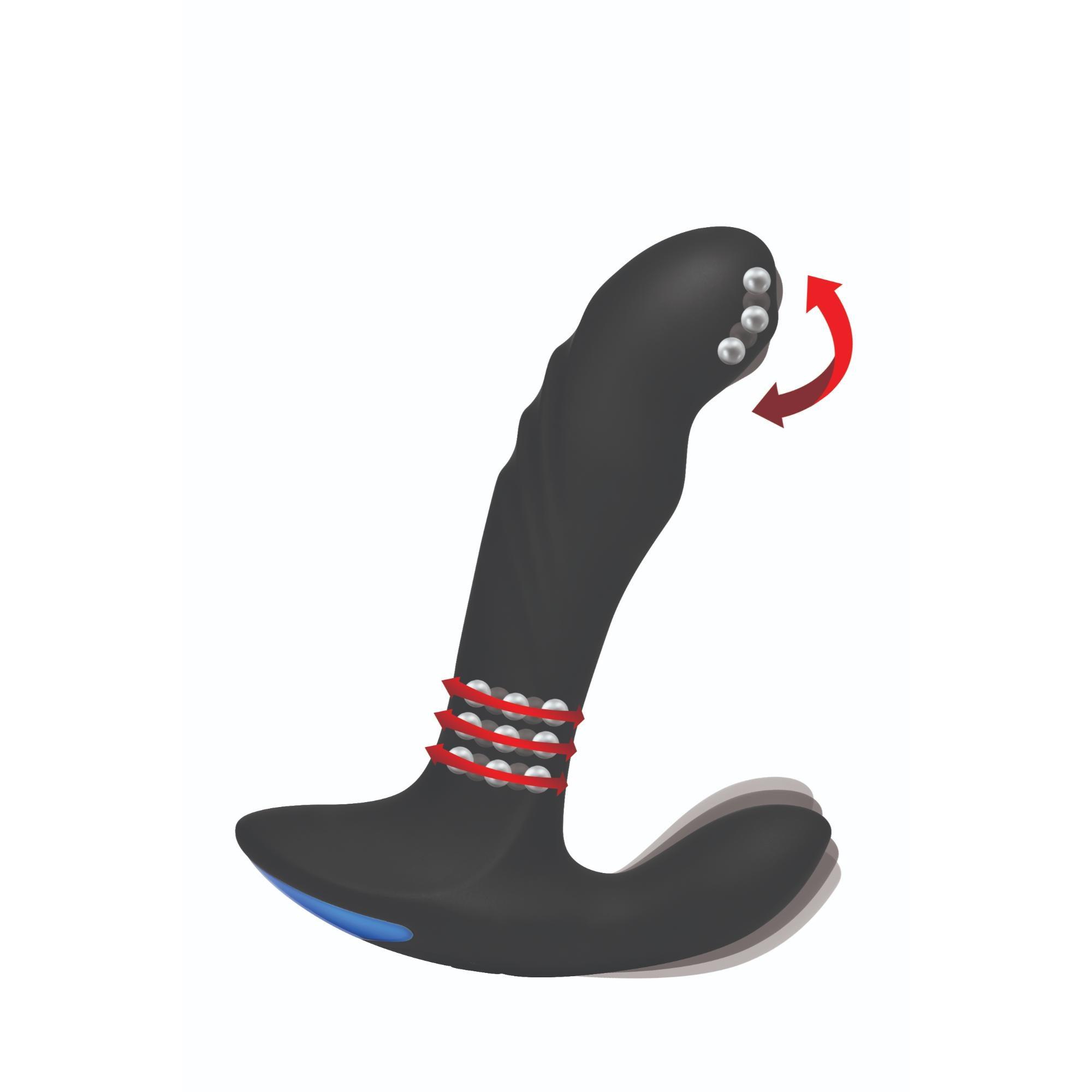 Alpha-Pro 17X P-Trigasm 3-in-1 Silicone Prostate Stimulator - Buy At Luxury Toy X - Free 3-Day Shipping