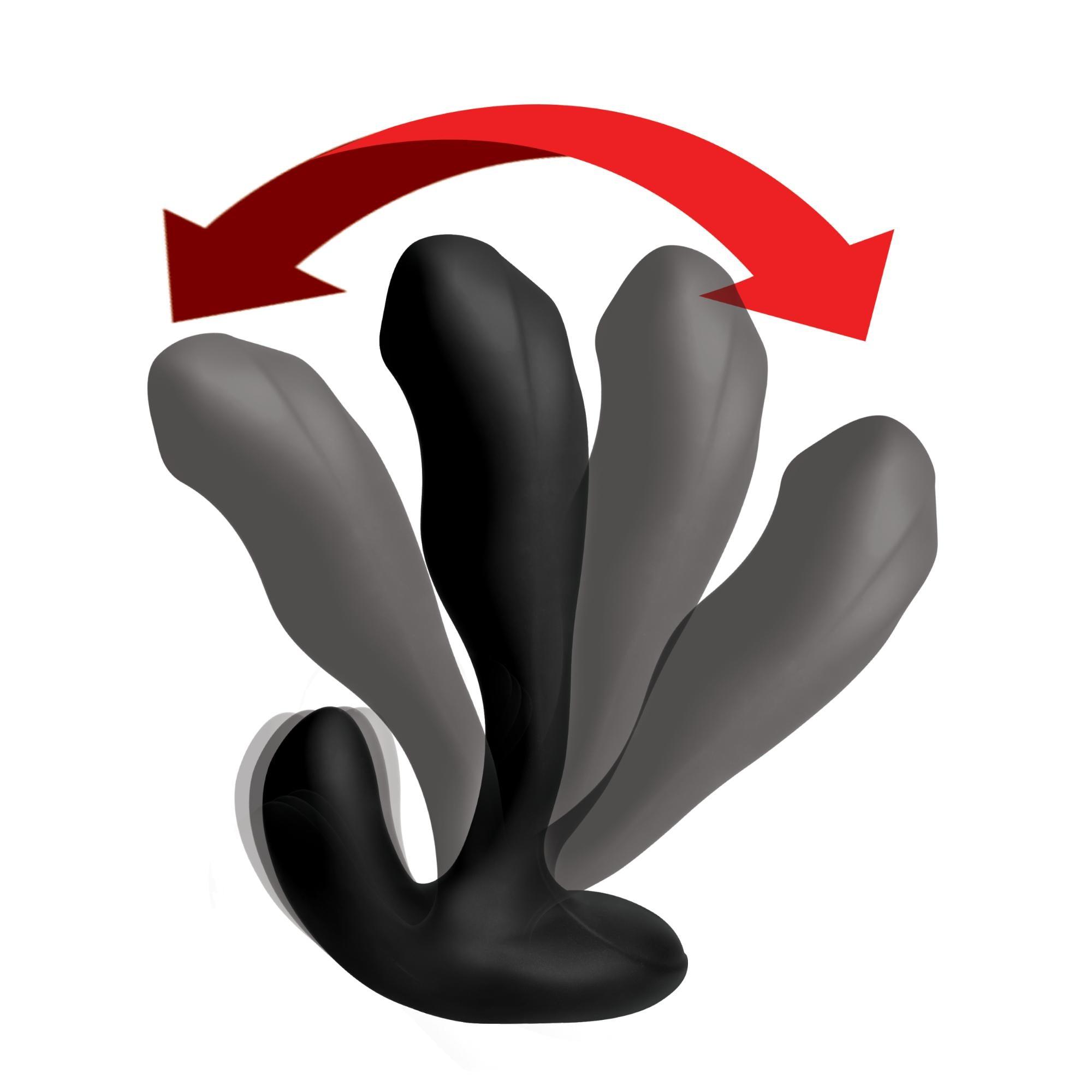 Alpha-Pro 7X Bendable Prostate Stimulator with Stroking Bead - Buy At Luxury Toy X - Free 3-Day Shipping