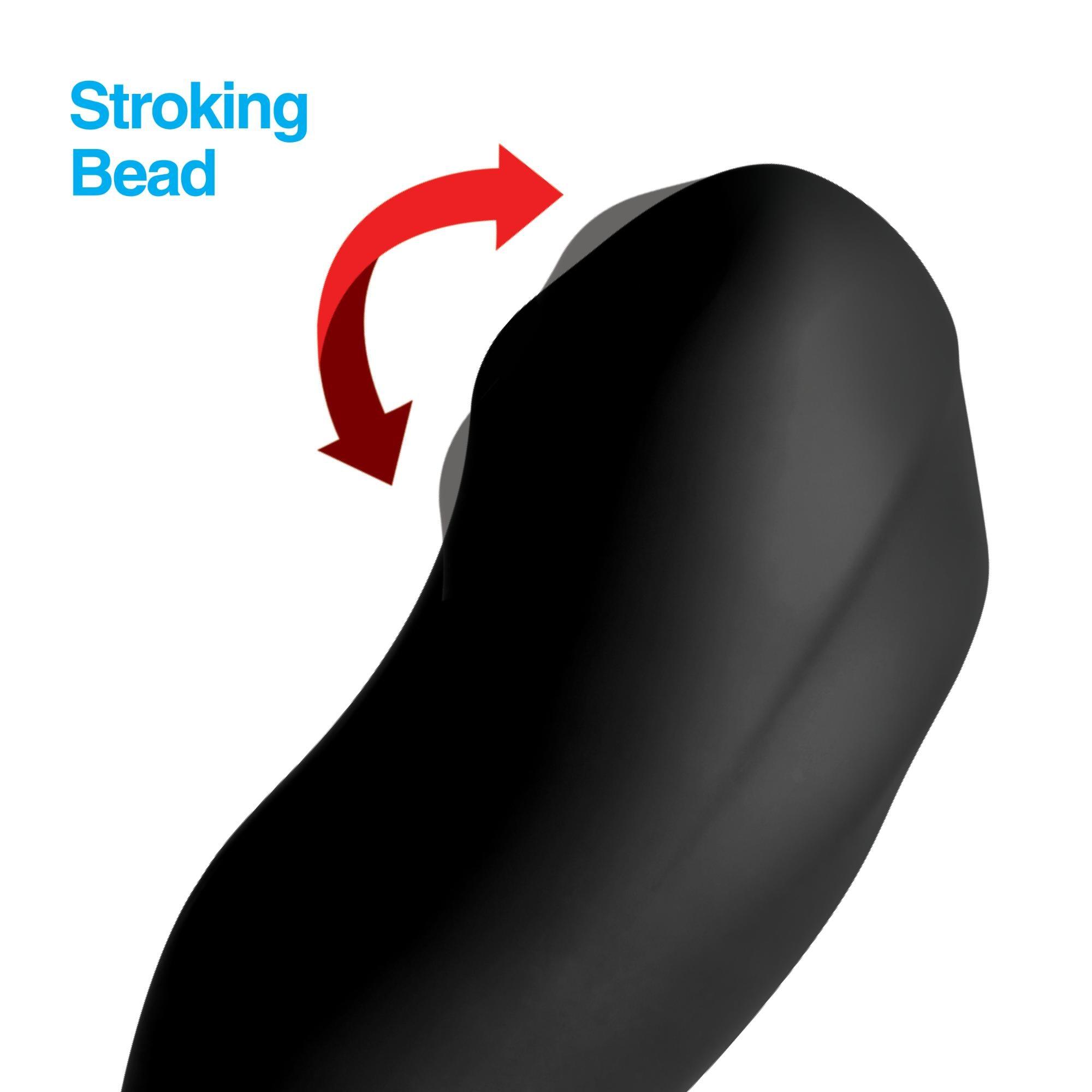 Alpha-Pro 7X Bendable Prostate Stimulator with Stroking Bead - Buy At Luxury Toy X - Free 3-Day Shipping