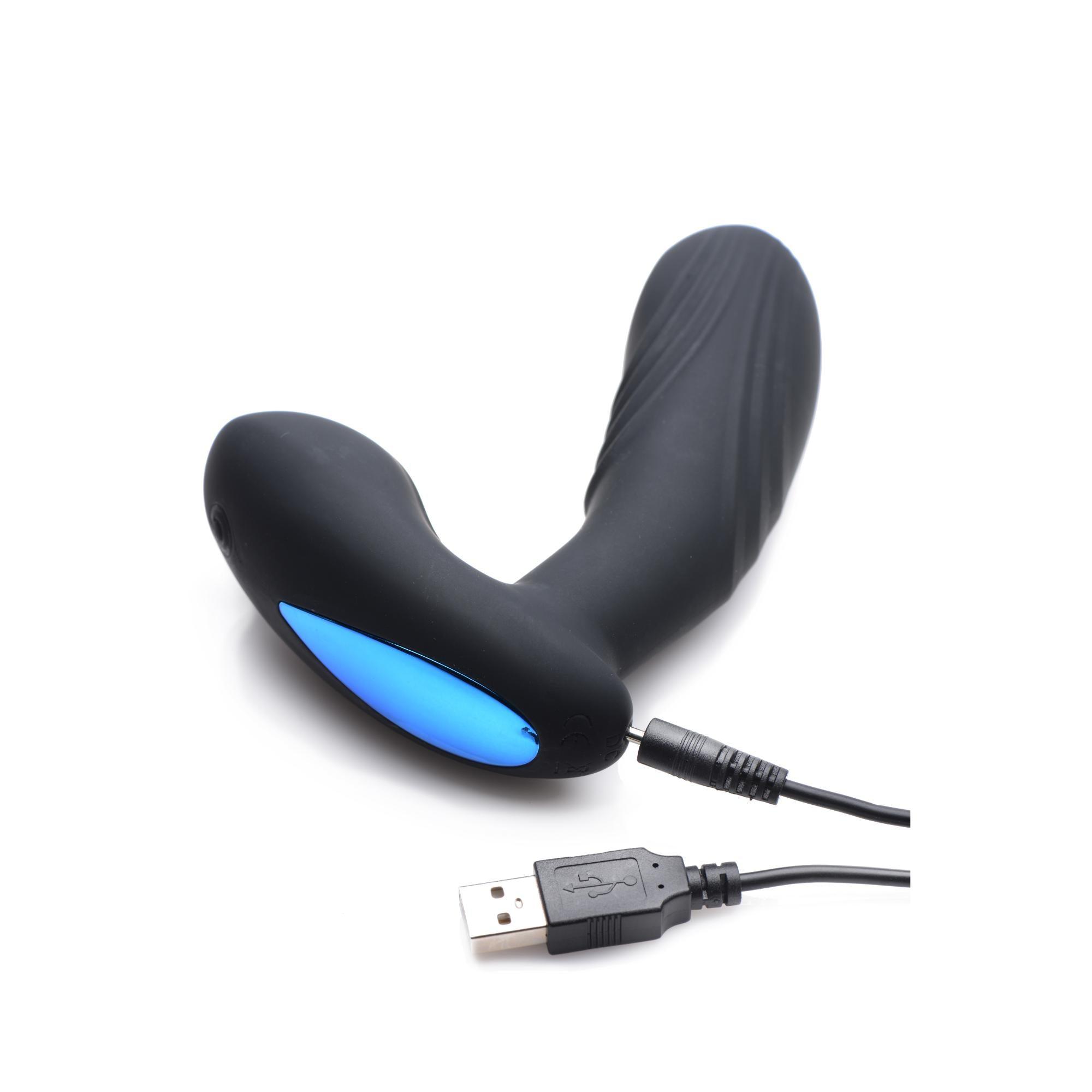 Alpha-Pro 7x P-Thump Tapping Prostate Vibe with Remote Control - Buy At Luxury Toy X - Free 3-Day Shipping