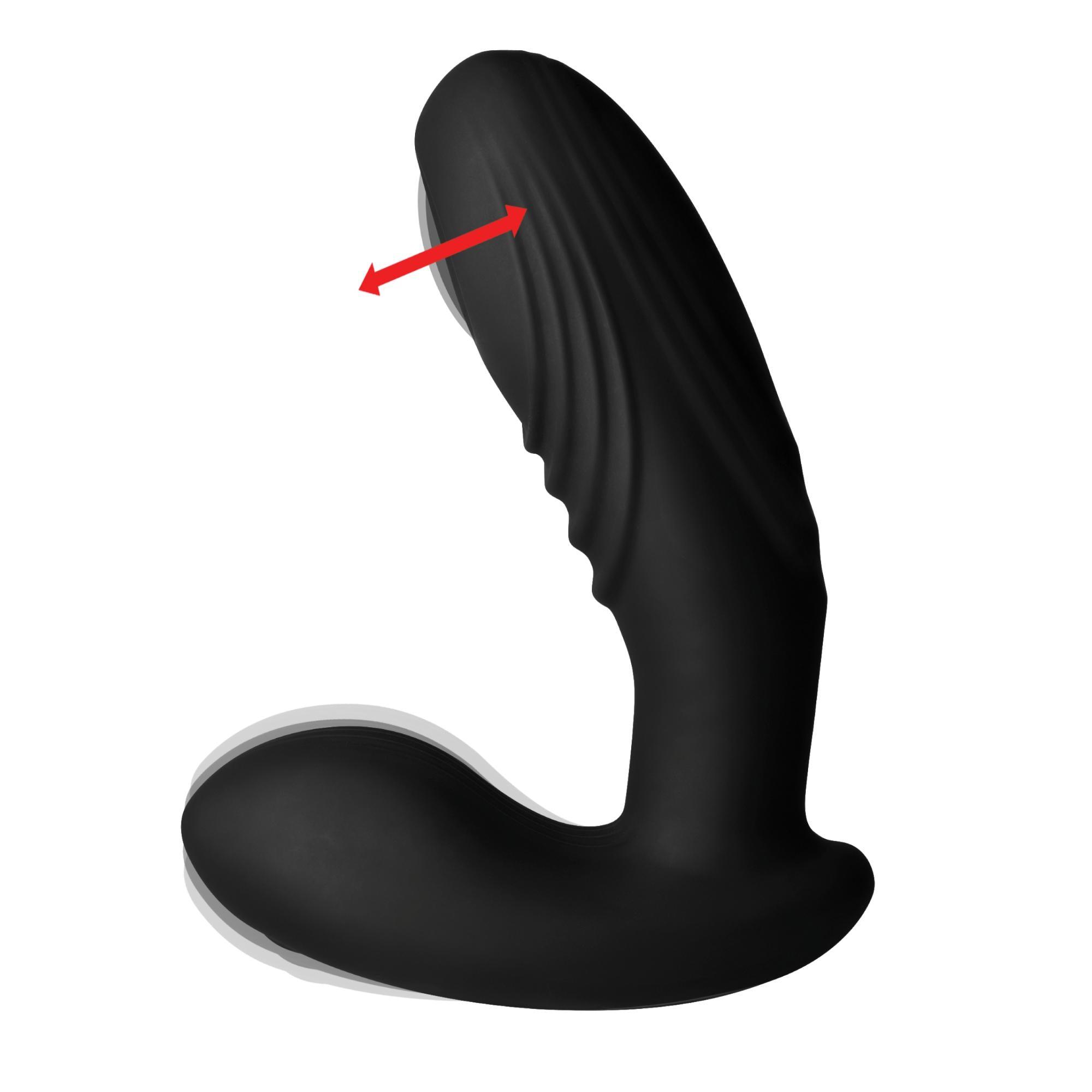 Alpha-Pro 7x P-Thump Tapping Prostate Vibe with Remote Control - Buy At Luxury Toy X - Free 3-Day Shipping