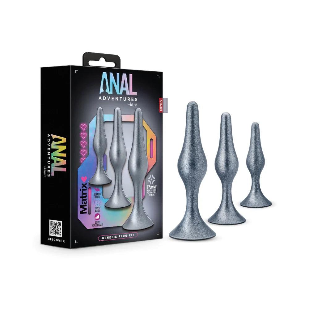 Anal Adventures Matrix Genesis Plug Kit Stellar - Buy At Luxury Toy X - Free 3-Day Shipping