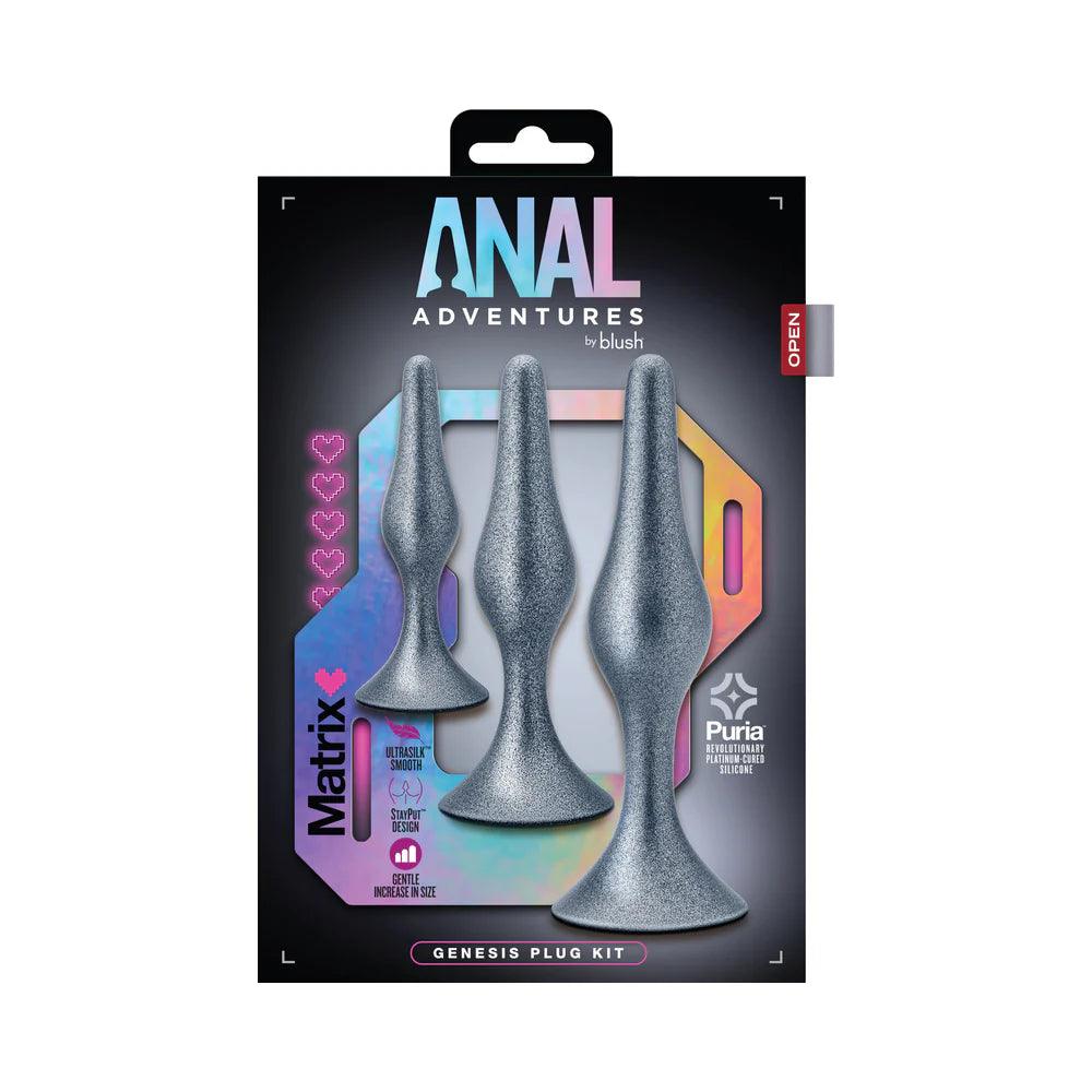 Anal Adventures Matrix Genesis Plug Kit Stellar - Buy At Luxury Toy X - Free 3-Day Shipping