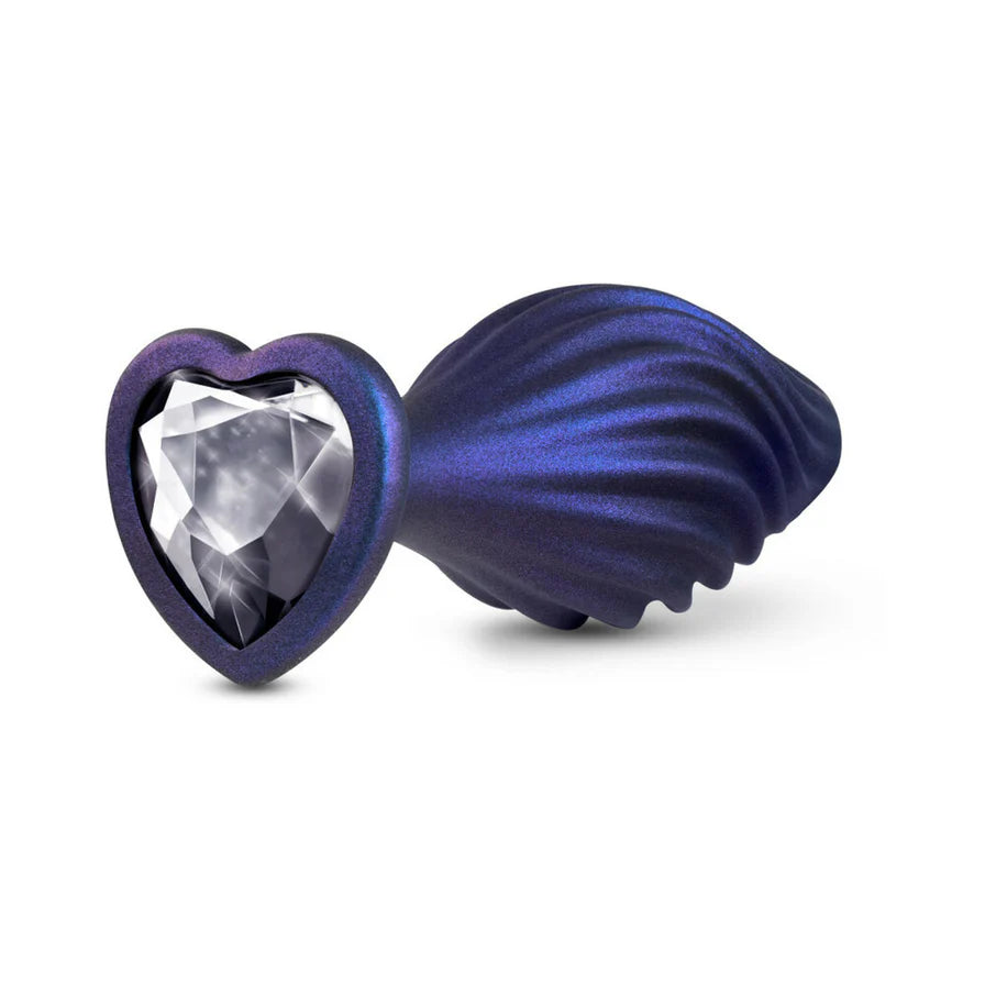 Anal Adventures Matrix Swirling Bling Silicone Plug - Buy At Luxury Toy X - Free 3-Day Shipping