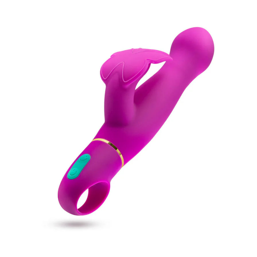 Aria Naughty AF Silicone Dual Stimulation Vibrator - Buy At Luxury Toy X - Free 3-Day Shipping