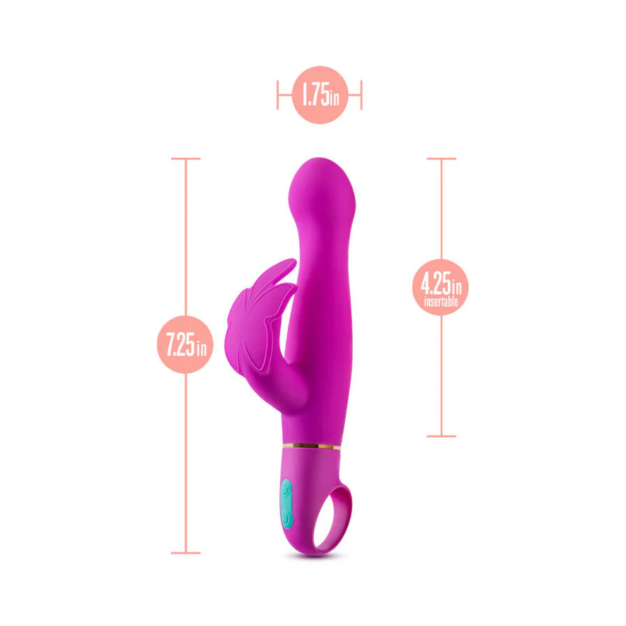 Aria Naughty AF Silicone Dual Stimulation Vibrator - Buy At Luxury Toy X - Free 3-Day Shipping