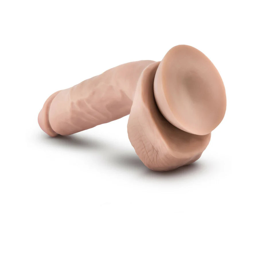 Au Naturel Anthony 8.5” Posable Dual Density Dildo with Balls - Buy At Luxury Toy X - Free 3-Day Shipping