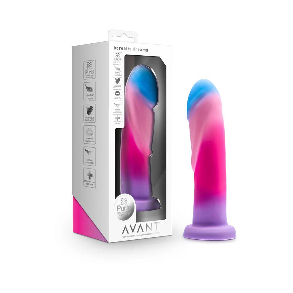 Avant Borealis Dreams Silicone Dildo - Cotton Candy - Buy At Luxury Toy X - Free 3-Day Shipping