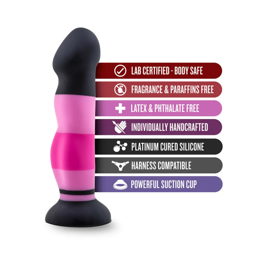 Avant D4 Sexy in Pink 8-Inch Silicone Dildo - Buy At Luxury Toy X - Free 3-Day Shipping