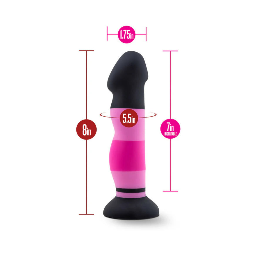 Avant D4 Sexy in Pink 8-Inch Silicone Dildo - Buy At Luxury Toy X - Free 3-Day Shipping