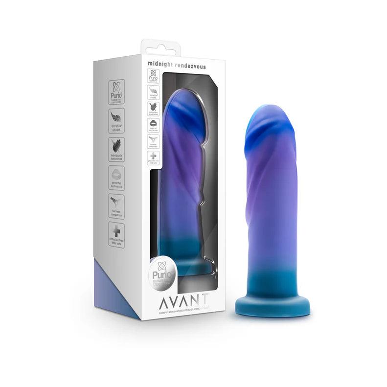 Avant Midnight Rendezvous Silicone Dildo - Buy At Luxury Toy X - Free 3-Day Shipping