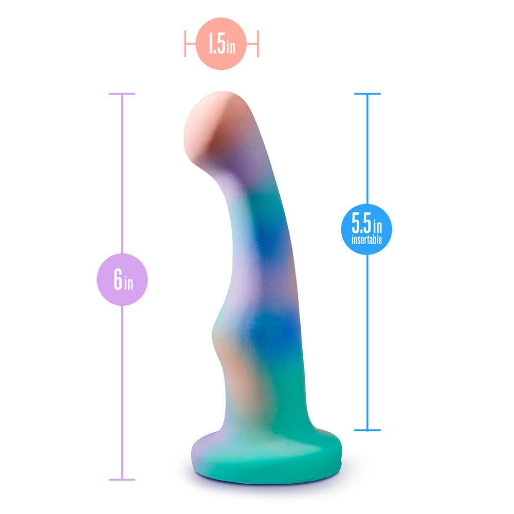 Avant Opal Dreams 6 in. Silicone Dildo with Suction Cup Aqua - Buy At Luxury Toy X - Free 3-Day Shipping