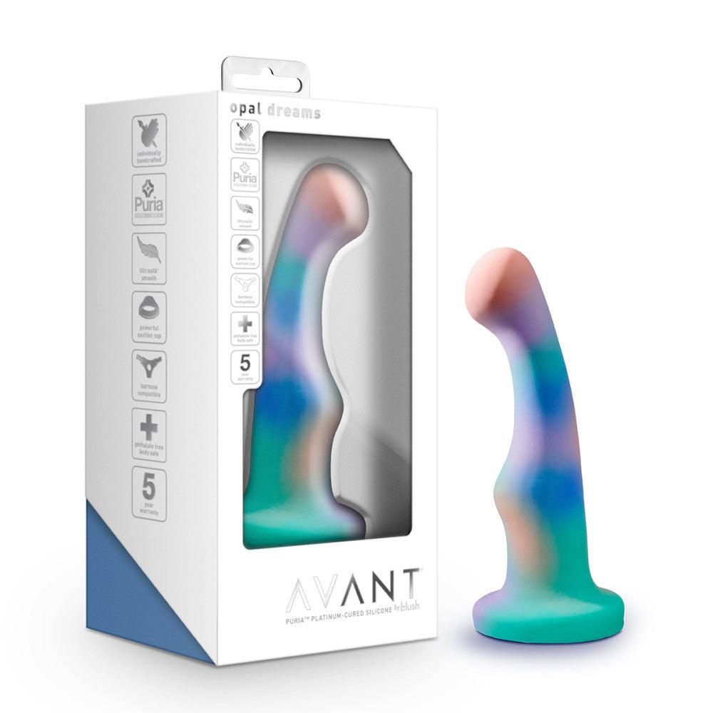 Avant Opal Dreams 6 in. Silicone Dildo with Suction Cup Aqua - Buy At Luxury Toy X - Free 3-Day Shipping