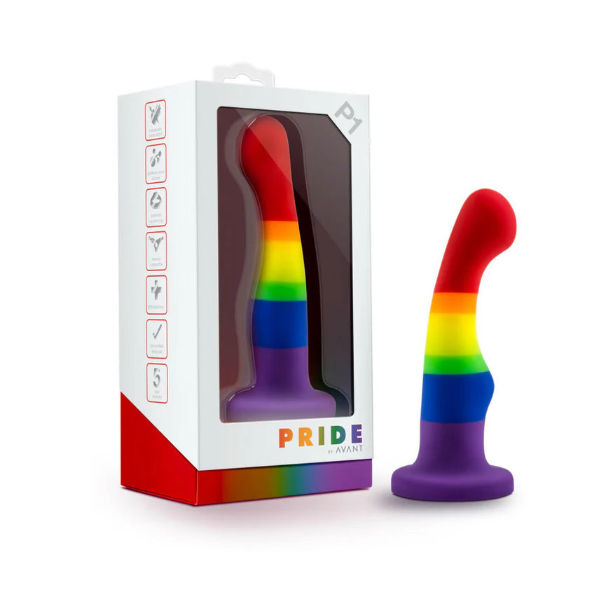 Avant Pride P1 Freedom 6-Inch Silicone Dildo - Buy At Luxury Toy X - Free 3-Day Shipping