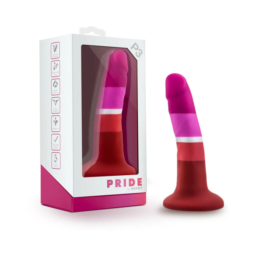 Avant Pride P3 Beauty 5.5-Inch Silicone Dildo - Buy At Luxury Toy X - Free 3-Day Shipping